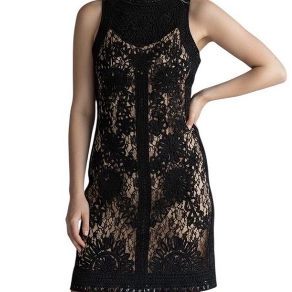 Sue Wong Dresses & Skirts - Sue Wong Black Lace Mini Dress